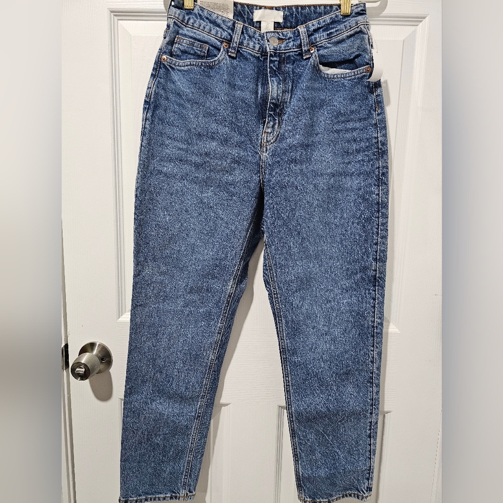 H&M Mom Jeans High Waist Ankle Length